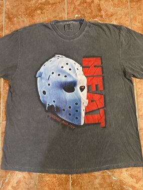 Vintage Heat Movie Merch T Shirt Size 2 XL Rare Graphic 90s